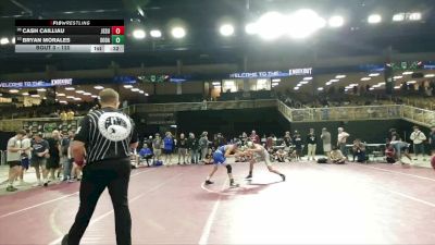 120 lbs Cons. Round 3 - Bryan Morales, South Dade vs Cash Cailliau, Jesuit