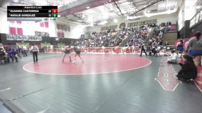 190 lbs Quarterfinal - Natalie Gonzalez, Victor Valley vs Eleahna Castorena, Diamond Bar