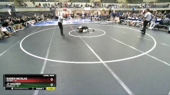 126 lbs Semis & 1st Wrestleback (8 Team) - JT Hausen, Faribault vs Kaden Nicolas, Becker