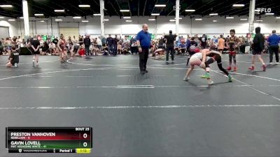 84 lbs Round 7 (8 Team) - Preston VanHoven, Rebellion vs Gavin Lovell, Mat Assassins White