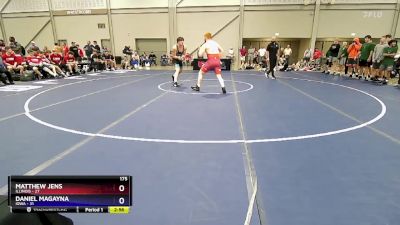 175 lbs Round 2 (8 Team) - Matthew Jens, Illinois vs Daniel Magayna, Iowa