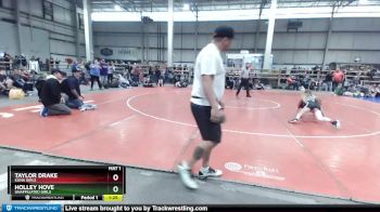 95 lbs Quarterfinal - Holley Hove, Unaffiliated Girls vs Taylor Drake, Kuna Girls