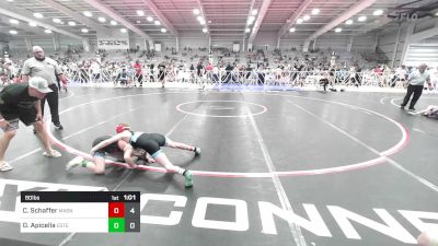 80 lbs Rr Rnd 2 - Cidney Schaffer, Mat Assassins Red vs Donny Apicella, Estebuilt WC