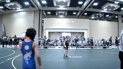 65 lbs Consi Of 8 #1 - Gavin Miller, Rancho Bernardo WC vs Carter Worden, Gold Rush Wr Ac