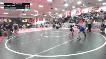 135 lbs Cons. Round 3 - Juilissa Pena, Gabrielino vs Layla Barron, Murrieta Mesa