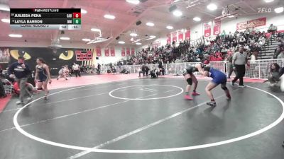 135 lbs Cons. Round 3 - Juilissa Pena, Gabrielino vs Layla Barron, Murrieta Mesa