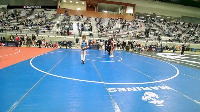 U15 Women - 46 lbs Cons. Round 4 - Sky Ramos, CA vs Madyn Overman, AZ