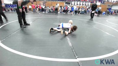 60 lbs Consolation - Ezra Shaw, D3 Wrestling Cluib vs Kaden Decker, Henryetta Knights Wrestling Club