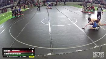 120 lbs Quarterfinal - Theodore Berquist, South Tahoe vs Adrian Camarena, Eldorado