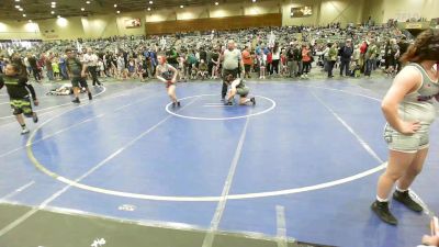 123 lbs Rr Rnd 3 - Kailaya Philpot, Gladiator Wrestling vs Maria Valadez, Predators WC