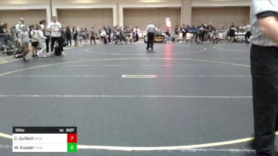 58 lbs Round Of 16 - Carolina Guillent, SoCal Grappling Club vs William Kupper, Florence Outlaw WC