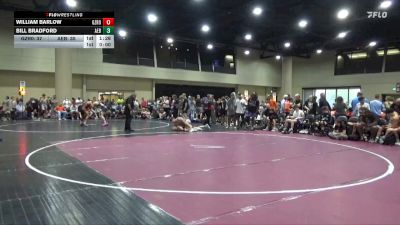 157 lbs Round 3 (6 Team) - Bill Bradford, Alabama Elite Black vs William Barlow, Ground Zero WC