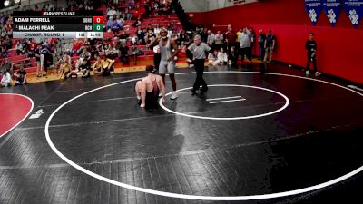 189 lbs Champ. Round 1 - Malachi Peak, Bethlehem Center Hs vs Adam Ferrell, Southmoreland Hs