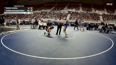 114-D1 Quarterfinal - Bianca Rivera, Canyon View High School vs Hannah Naccarati-Cholo, Basha High School