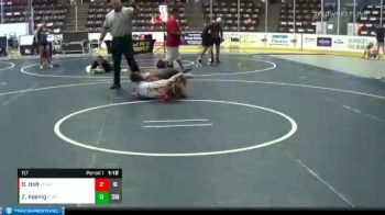 117 lbs Round 5 (6 Team) - Zachary Koenig, Portage Central vs Bryce Holt, Romeo