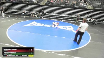 135 lbs Cons. Round 8 - Mikey Tanner, Green Canyon vs Trystan Shupe, Weber
