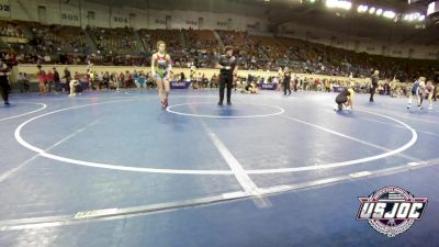 118 lbs Consi Of 16 #2 - Mataya Fuentes, Randall Youth Wrestling Club vs Claire Lancaster, Norman Grappling Club