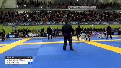 VEDHA CLEMENTE TOSCANO vs JESSICA D FLOWERS 2020 European Jiu-Jitsu IBJJF Championship