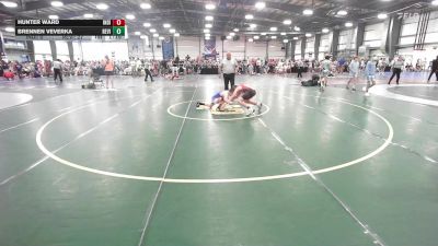 100 lbs Rr Rnd 1 - Hunter Ward, Indiana Outlaws Maroon vs Brennen Veverka, Revival Orange