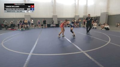 115 lbs Quarters - Kinzie Williams, Team Idaho vs Brooklynn Gustafson, Mile High Wrestling Club