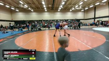 215B Round 2 - Shawn Wilson, Hardin vs Brady Gensrich, Campbell County