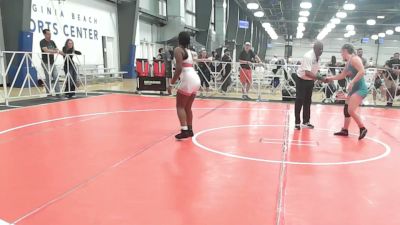 152 lbs Rr Rnd 3 - Rileigh Fagan, MetroWest United Teal - HSG vs Keyshayla Brown, Top Flight Wrestling Academy - HSG