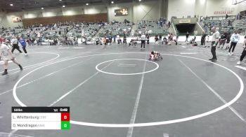 50 lbs Semifinal - Lincoln Whittenburg, Ceres Pups WC vs Deklan Mondragon, Ravage WC