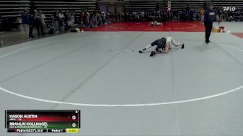 93 lbs Semis (4 Team) - Branlin Hollnagel, LSH (LeSueur/Henderson) vs Mason Austin, ANML