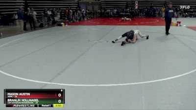 93 lbs Semis (4 Team) - Branlin Hollnagel, LSH (LeSueur/Henderson) vs Mason Austin, ANML