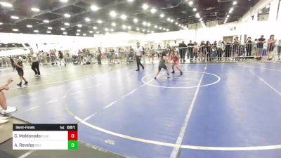 78 lbs Semifinal - Coy Maldonado, Black Cat Wrestling vs Analiyah Reveles, Silverback WC
