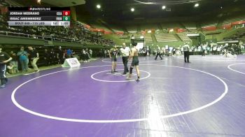 115 lbs 9th Place - Jordan Medrano, Cesar Chavez vs Issac Arismendez, Frontier