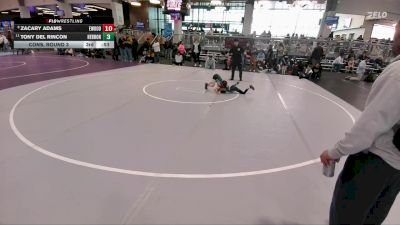 49 lbs Quarterfinal - Brady Nickel, Liberty Warriors Wrestling Club vs Tya Elasfouri, Gracie Barra Westchase Wrestling Club