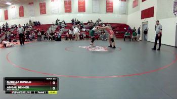 145 lbs 3rd Place Match - Isabella Bonelli, Normandy vs Abigail Benner, West Branch