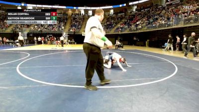 110 lbs Round Of 32 - Nolan Coryell, Owen J. Roberts vs Kayvion Seabrook, Danville