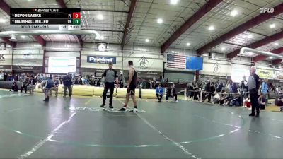 215 lbs 3rd Place Match - Marshall Miller, White Pine vs Devon Lasike, Pahranagat Valley