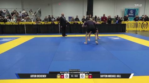 Dayton Michael Hall vs Artur Bichenov 2026 Pan IBJJF Jiu-Jitsu No-Gi Championship