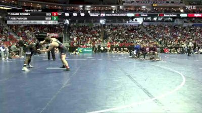 3A-175 lbs Cons. Round 4 - Grant Touney, Dowling Catholic vs Abe Parker, Waukee Northwest