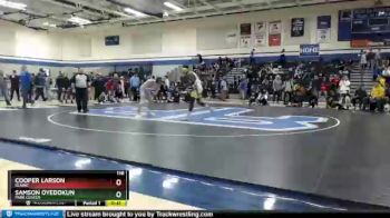 138 lbs Cons. Round 5 - Cooper Larson, Blaine vs Samson Oyedokun, Park Center