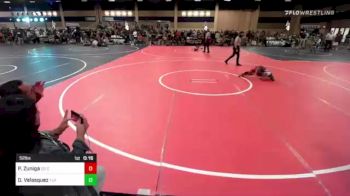 52 lbs Consi Of 8 #2 - Penelope Zuniga, So Cal Grappling vs Damarco Velasquez, TUF California Wr Ac