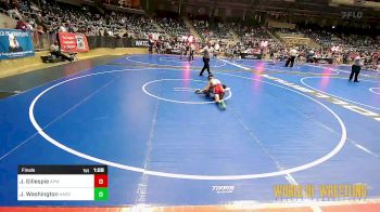 80 lbs Final - Jaxon Gillespie, All-Phase Wrestling vs Jaden Washington, Harvey Twisters