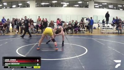 126 lbs Cons. Round 4 - Jake Jones, Ferndale Eagles WC vs Aidan Beddow, NBWC