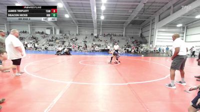 95 lbs Rr Rnd 2 - James Triplett, Team Germantown vs Deacon Hicks, Ride Out Wrestling Club
