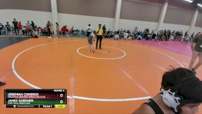 93 lbs Round 3 - Jeremiah Cisneros, Malicious Grounds Wrestling Club vs James Gardner, Fort Polk Wrestling