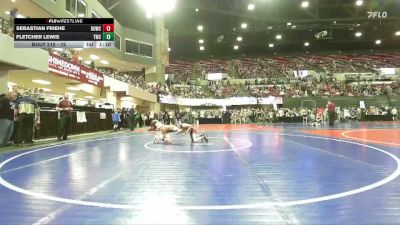 78 lbs Champ. Round 1 - Fletcher Lewis, Thermopolis Wrestling Club vs Sebastian Friehe, Moses Lake Wrestling Club