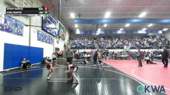 66 lbs Consolation - Wyatt Garcia, Wagoner Takedown Club vs Axel Martin, IRONMEN Wrestling Club