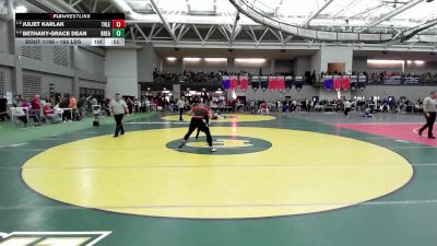 165 lbs Consi Of 16 #2 - Juliet Karlak, Terryville vs Bethany-grace Dean, Bristol Eastern