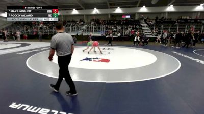 100 lbs 1st Place Match - Max Lindquist, Xtreme Training vs Rocco Valvano, ISI Wrestling Club