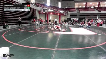135 lbs Consi Of 8 #2 - Adyson Nida, Perry Girls Wrestling Club vs Celina Quezada-Clift, Comanche High School Girls