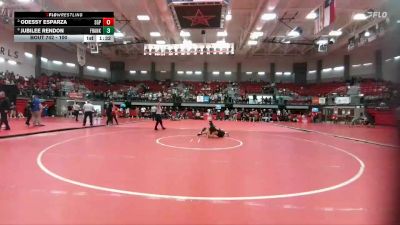 100 lbs Semifinal - Jubilee Rendon, Franklin vs Odessy Esparza, South Grand Prairie