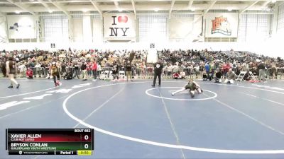 75 lbs 5th Place Match - Xavier Allen, Club Not Listed vs Bryson Conlan, Guilderland Youth Wrestling